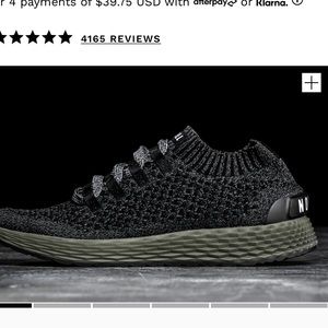 Nobull black ivy knit runners